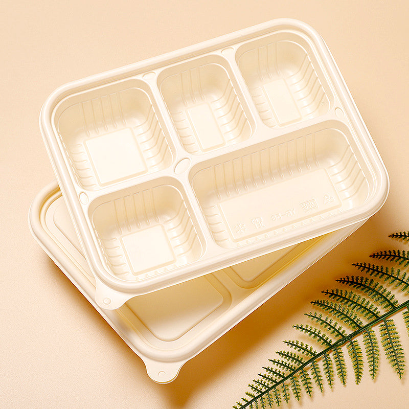 Disposable Cornstarch Compartment Lunch Box