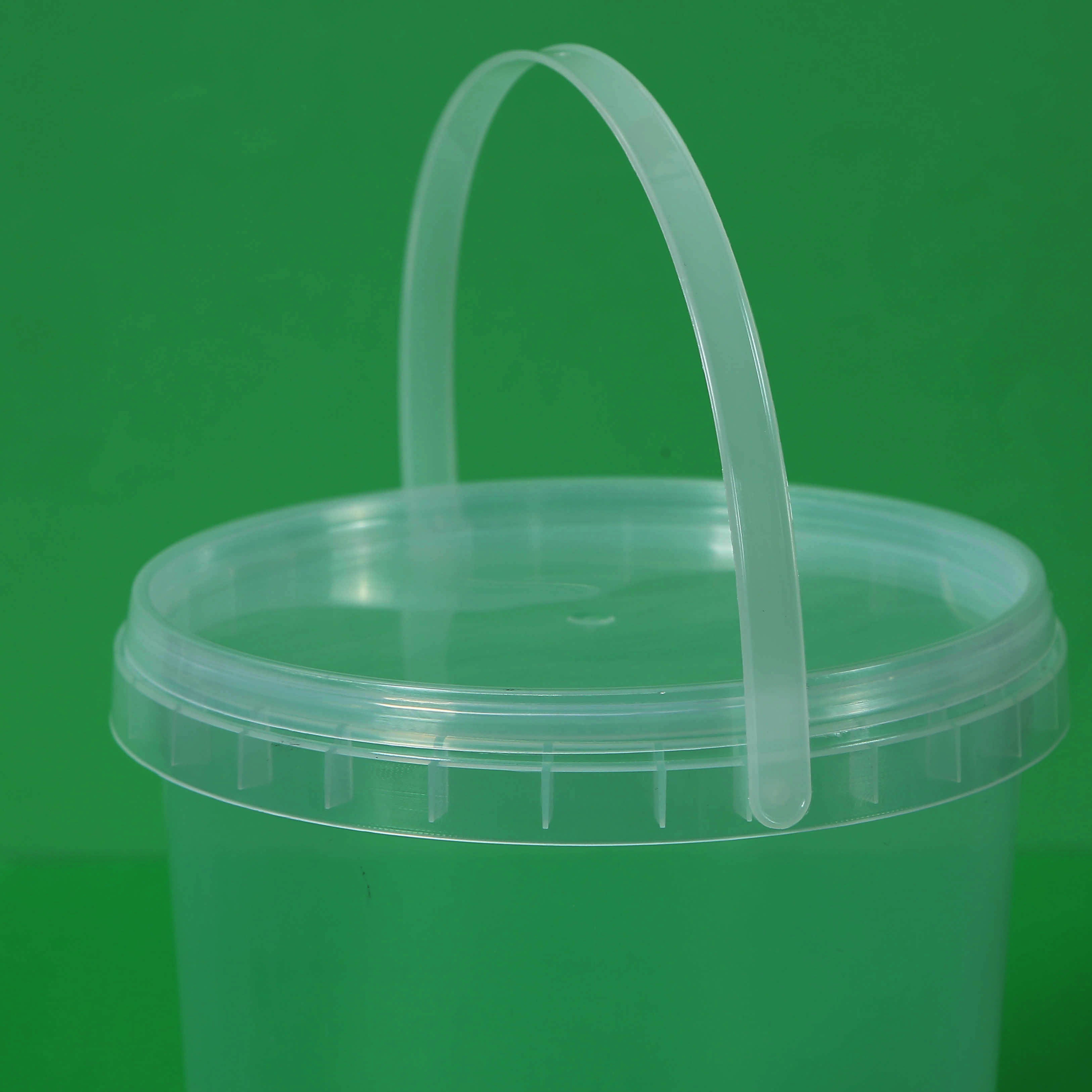 Food Grade Clear PP Round Buckets for Food Storage Plastic Biscuts &nbsp;Pails,Multiple Capacity Snacks Barrel , Vegetable and Fruits Container with Lids